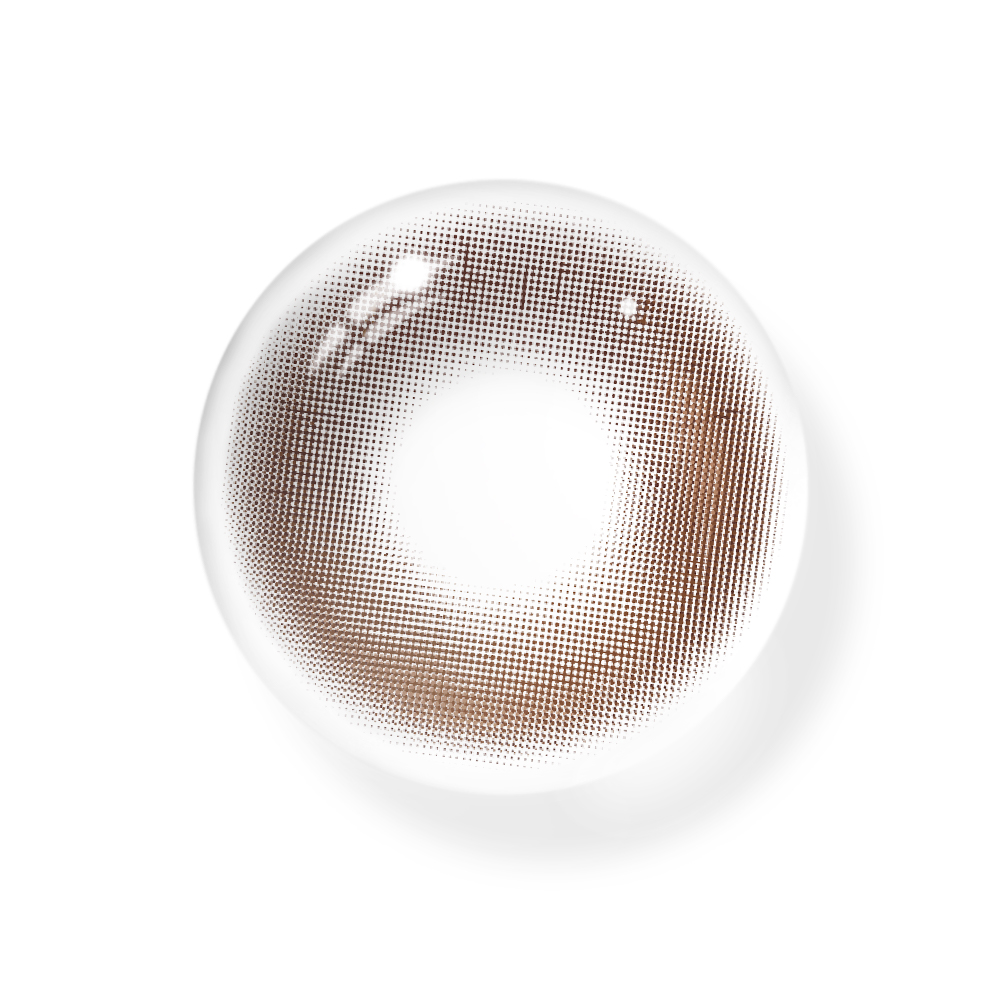 Yara Flowing Coffee Brown Coloured Contact Lenses